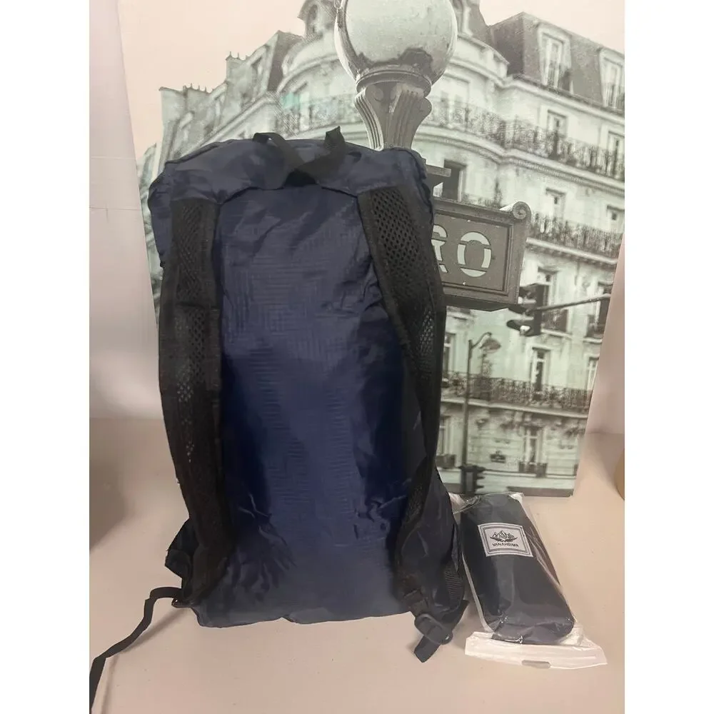 Lightweight Foldable Water Resistant Backpack, Travel Hiking Daypack